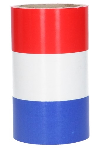 Mega Krullint Nederland Rood Wit Blauw 15cm x 10meter