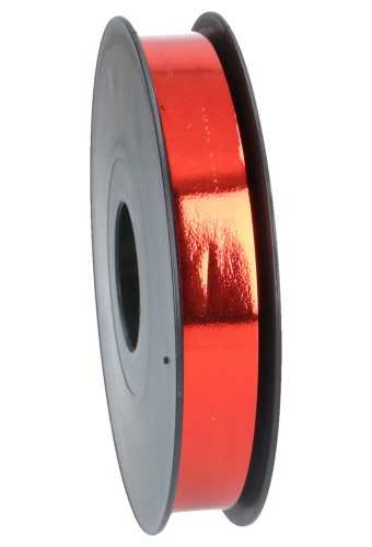 Krullint Metallic Reflex Rood 19mm x 100 meter