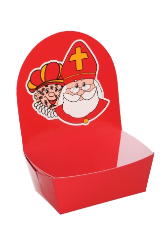 Korf doosjes Sint & Piet 11x7x4.5+12cm 36stuks