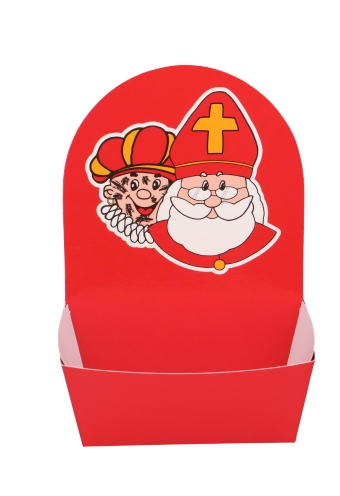 Korf doosjes Sint & Piet 11x7x4.5+12cm 36stuks