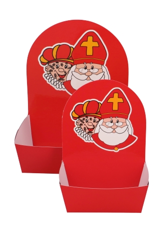 Korf doosjes Sint & Piet 16x10.5x5.5+16.5cm 36stuks