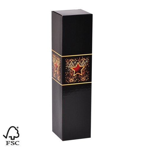 Wijndoos 1 fles Estrella 8.7x8.7x36cm FSC® 50stuks