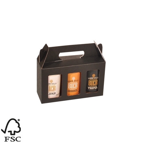 Bierverpakking Zwart Voor 3x 33cl Blikjes 50stuks