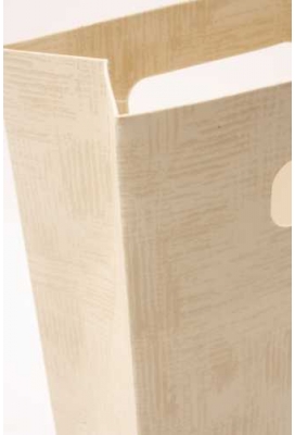 2 HALEN & 1 BETALEN Kado Shopper Karton Neutraal Creme12.5x7x18cm 10st