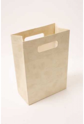 2 HALEN & 1 BETALEN Kado Shopper Karton Neutraal Creme12.5x7x18cm 10st