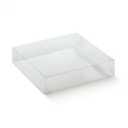 Transparant Rechthoekig Kadodoosje Plastic 9x6x2cm 10stuks