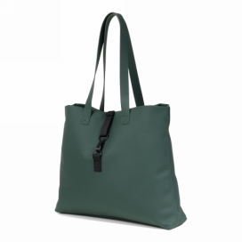 Norlander Dull Pu Shopper Groen 43x35x9cm 1stuks Norlander Dull Pu Shopper Groen 43x35x9cm 1stuks