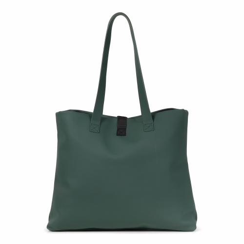 Norlander Dull Pu Shopper Groen 43x35x9cm 1stuks Norlander Dull Pu Shopper Groen 43x35x9cm 1stuks