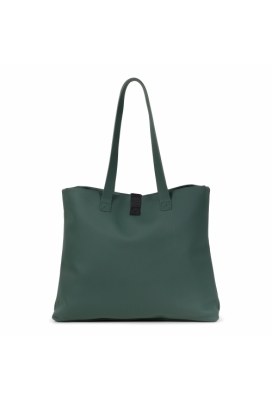 Norlander Dull Pu Shopper Groen 43x35x9cm 1stuks Norlander Dull Pu Shopper Groen 43x35x9cm 1stuks