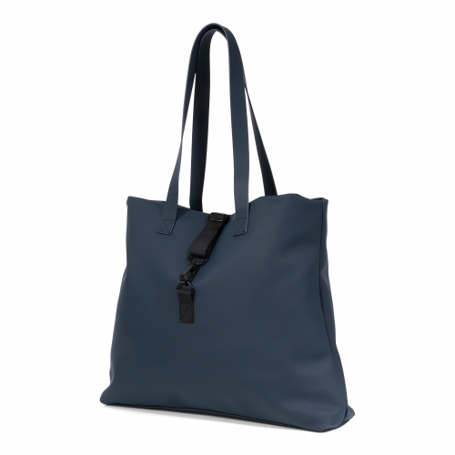 Norlander Dull Pu Shopper Blauw 43x35x9cm 1stuks