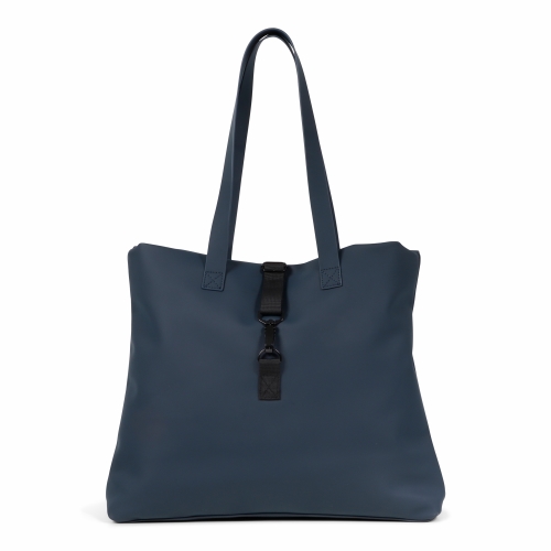 Norlander Dull Pu Shopper Blauw 43x35x9cm 1stuks Norlander Dull Pu Shopper Blauw 43x35x9cm 1stuks