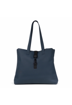 Norlander Dull Pu Shopper Blauw 43x35x9cm 1stuks Norlander Dull Pu Shopper Blauw 43x35x9cm 1stuks
