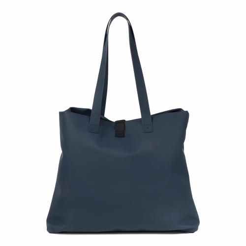 Norlander Dull Pu Shopper Blauw 43x35x9cm 1stuks Norlander Dull Pu Shopper Blauw 43x35x9cm 1stuks