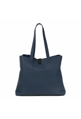 Norlander Dull Pu Shopper Blauw 43x35x9cm 1stuks Norlander Dull Pu Shopper Blauw 43x35x9cm 1stuks
