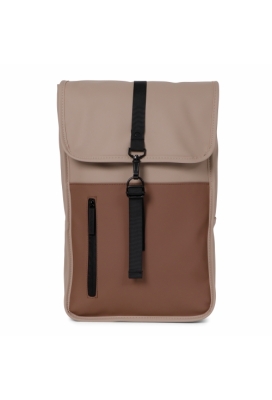 Norlander Dull Pu Duo Rugtas Taupe & Bruin 12x30x50cm 1stuks Norlander Dull Pu Duo Rugtas Taupe & Bruin 12x30x50cm 1stuks