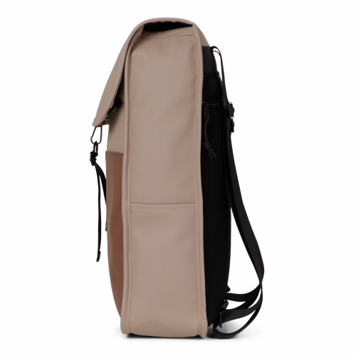 Norlander Dull Pu Duo Rugtas Taupe & Bruin 12x30x50cm 1stuks