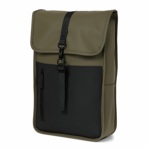 Norlander Dull Pu Duo Rugtas Groen & Zwart 30x12x50cm 1stuks Norlander Dull Pu Duo Rugtas Groen & Zwart 30x12x50cm 1stuks