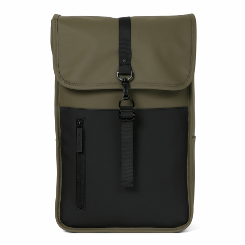 Norlander Dull Pu Duo Rugtas Groen & Zwart 30x12x50cm 1stuks