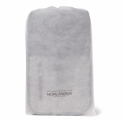 Norlander Dull PU Duo Backpack Black & Grey 1 stuk