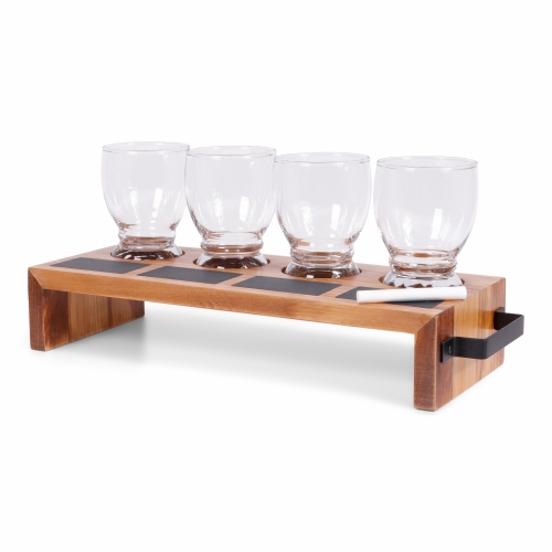 SENZA Tasting Table With 4 Glasses 1 stuk