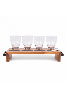 SENZA Tasting Table With 4 Glasses 1 stuk