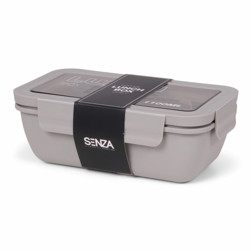 SENZA Lunch Box 1100ML Grey 1 stuk