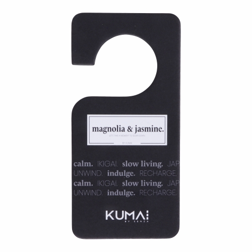 Kumai Geurhanger Zwart 7.3x15.4x0.3cm 1stuks