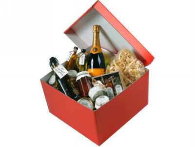 Luxe Geschenkdoos Torino Kraft 36x36x21.5cm 12stuks OP IS OP