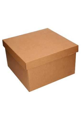 Luxe Geschenkdoos Torino Kraft 36x36x21.5cm 12stuks