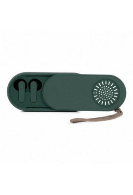 Brainz 2 in 1 Earbuds & Speaker Groen 11x5x2.5cm 1stuks Brainz 2 in 1 Earbuds & Speaker Groen 11x5x2.5cm 1stuks