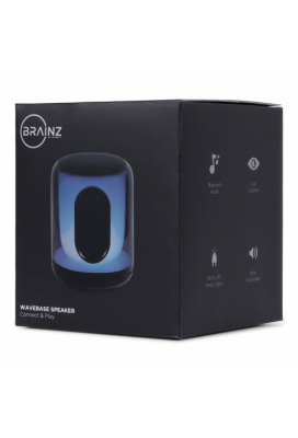 Brainz Wavebase Speaker 12x12x15cm 1stuks Brainz Wavebase Speaker 12x12x15cm 1stuks