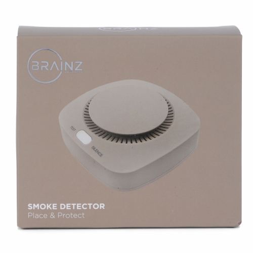 Brainz Rookmelder Taupe 9.5x9.5x4.2cm 1stuks