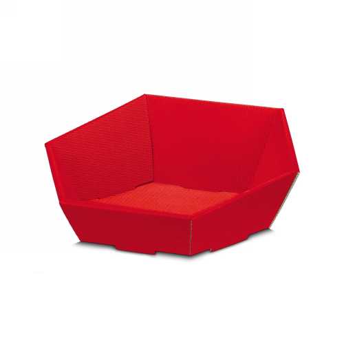 Geschenkdoos Korf Modern Rood Middel 38x34x7.5-13cm 25stuks