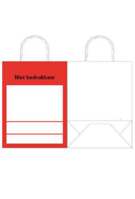 Papieren Tassen Kraft Digitaal Bedrukt & Handvat A3 32x14x42cm 50stuks