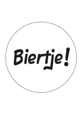 Etiketten Everyday Biertje 4cm 500stuks Etiketten Everyday Biertje 4cm 500stuks