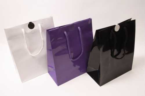 Tassensluiter Etiket Wit 2x Rondje 27mm x 6.1cm 500stuks