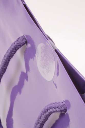 Tassensluiter Etiket Transparant 2x Rondje 27mm x 6.1cm 500stuks