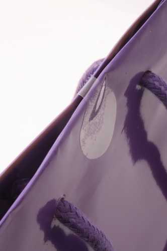 Tassensluiter Etiket Transparant 2x Rondje 27mm x 6.1cm 500stuks