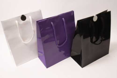 Tassensluiter Etiket Transparant 2x Rondje 27mm x 6.1cm 500stuks