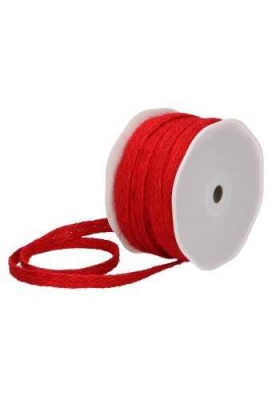 Lint Jute Rood 12mm x 20 meter