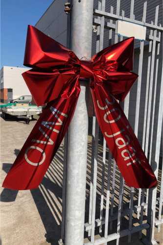 Magnum Autostrik Livorno Oranje Bedrukt Met Tekst 70x50+90cm 