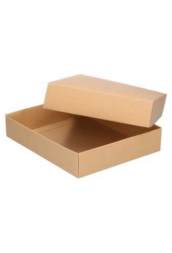 Geschenkdoos Kraft Gaby Kraft Naturel 25x20x5cm 50stuks