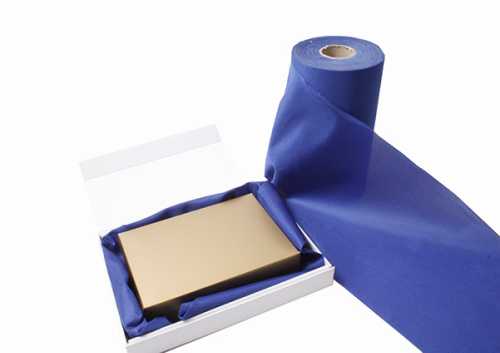 Opvul Stoflint Stof Labro Blauw 20cm x 30meter