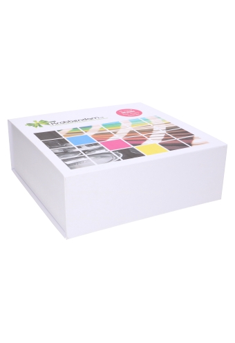 Luxe Magneetdozen Venetie Wit Mat Digitaal Bedrukt 25x25x9cm 25stuks