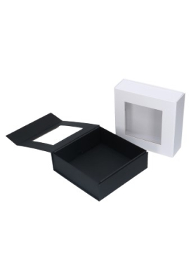 Luxe Magneetdozen New York FSC® Zwart Mat Venster 15x15x5cm Los Model