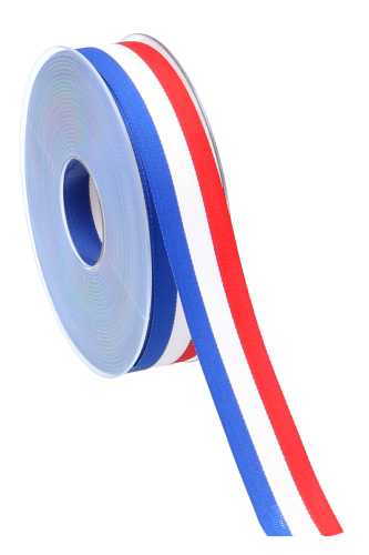 Cadeaulinten Stofband Nederland Rood Wit Blauw 2.5cm x 25meter