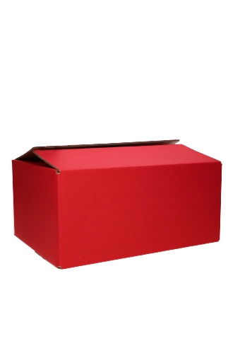 Geschenkdoos Uni Rood 38x28x17.5cm 15stuks