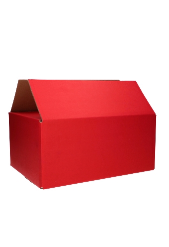 Geschenkdoos Uni Rood 38x28x17.5cm 15stuks