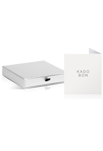 Kadobon & Ladeschuif Kadodoos Primo Zilver 14.5x14.5x3cm 5stuks 