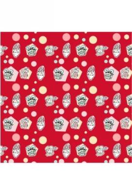 Sintpapier Trendy Sinterklaas Wie Kent Hem Niet Rood 30cmx125m Sintpapier Trendy Sinterklaas Wie Kent Hem Niet Rood 30cmx125m
